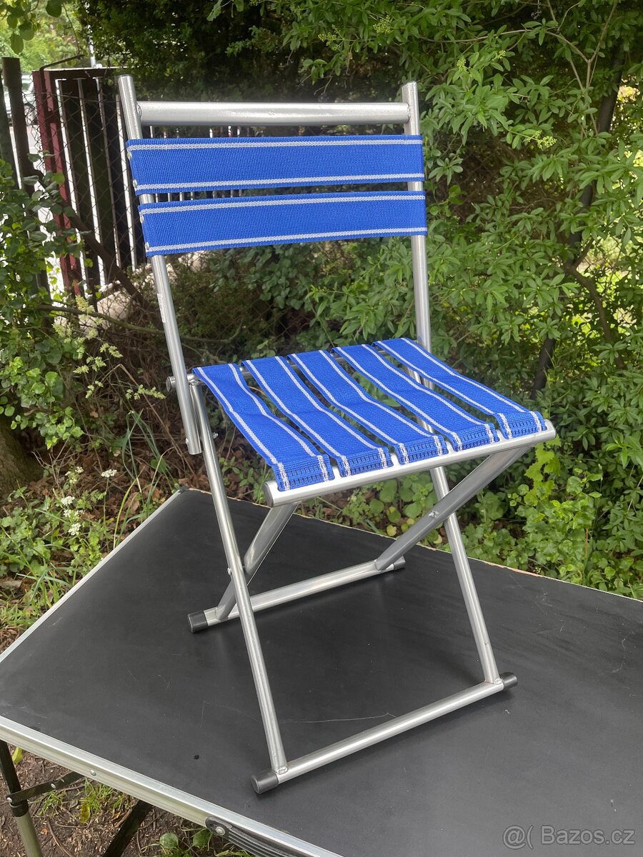 Rybařska skladací židlička, nosnost 150 kg