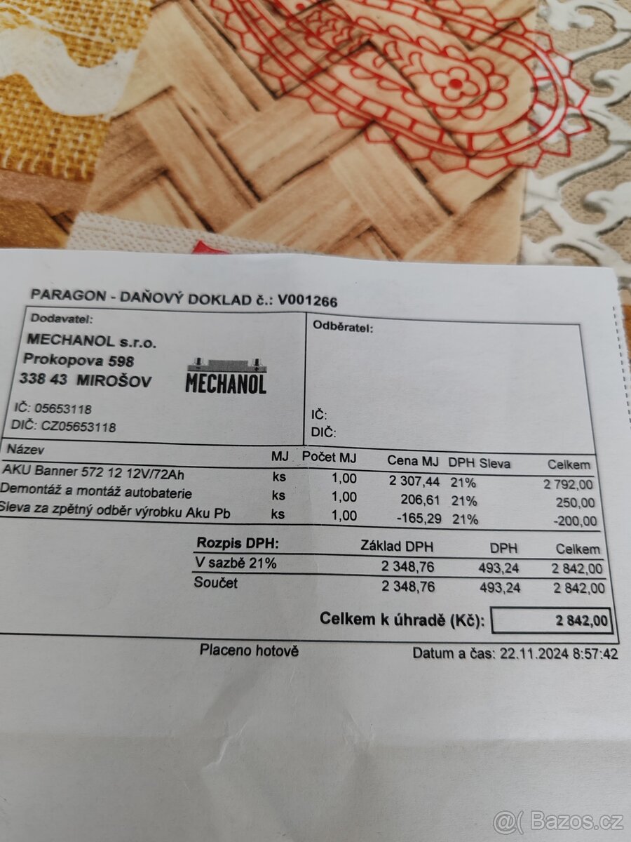 Autobaterie škoda Octavia