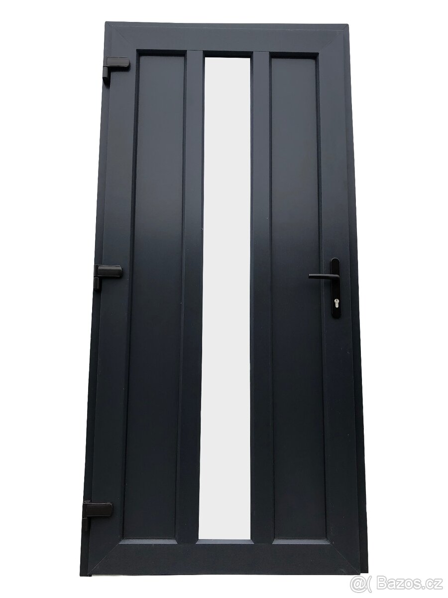 Vchodové dveře antracit 100x210