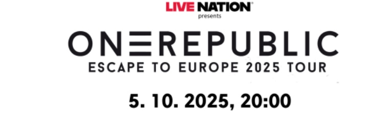 One Republic - Praha 5.10.2025