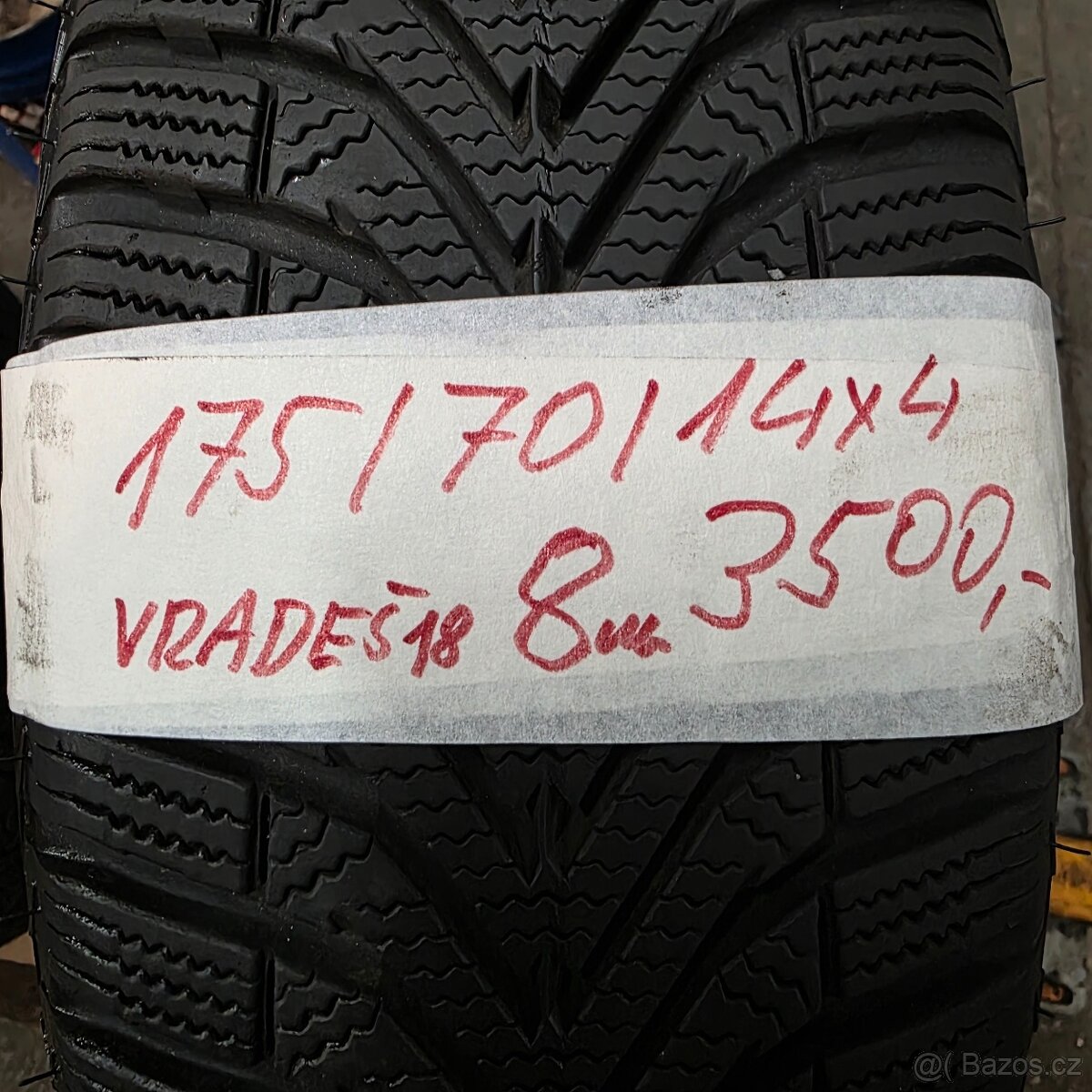 Prodám zimní obuté kola na škodu Fabia 175/70/14