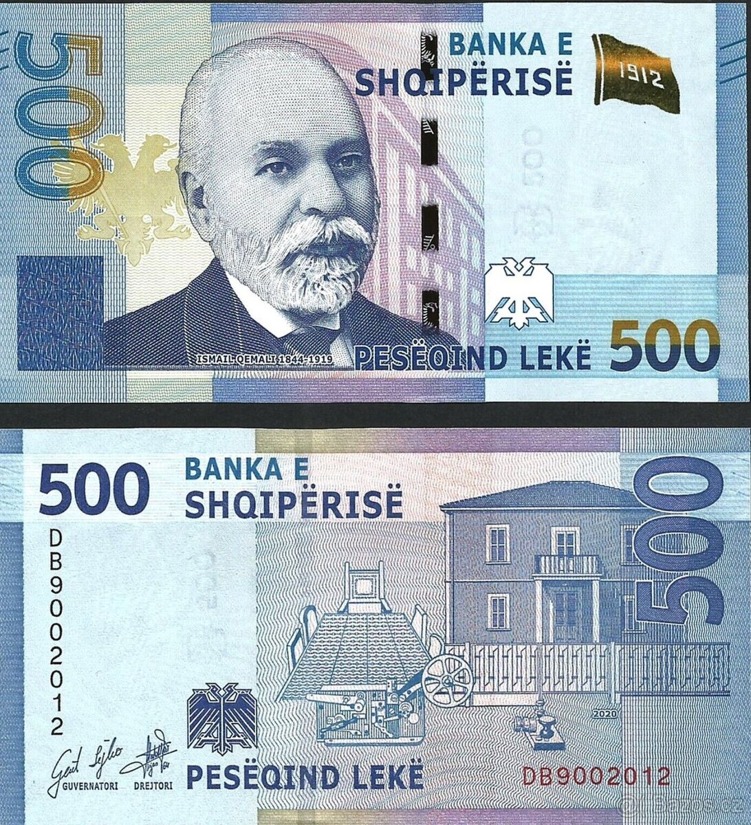 Albánie - 500 Leke bankovka, 2020, UNC