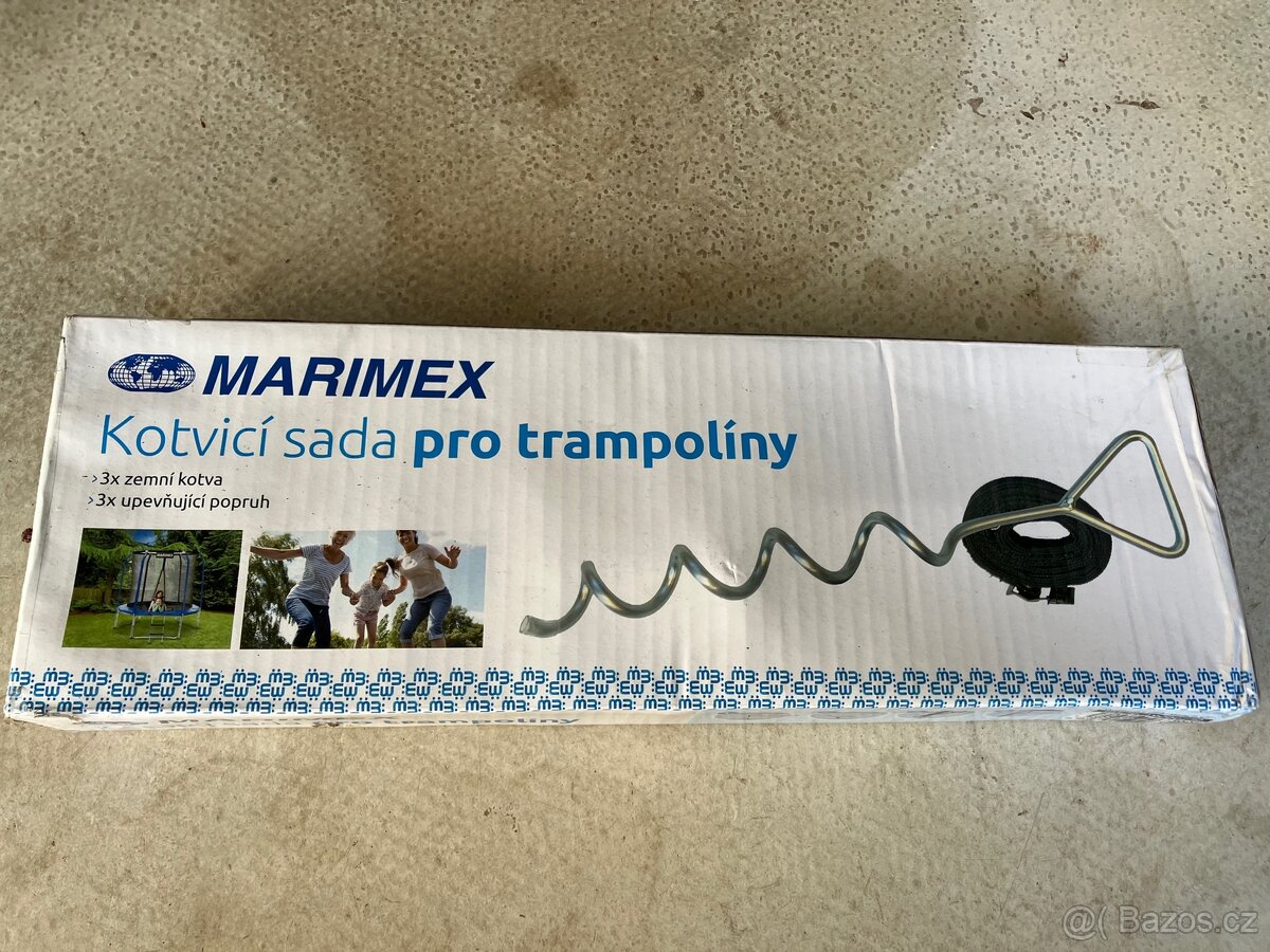 Kotvicí sada pro trampolíny