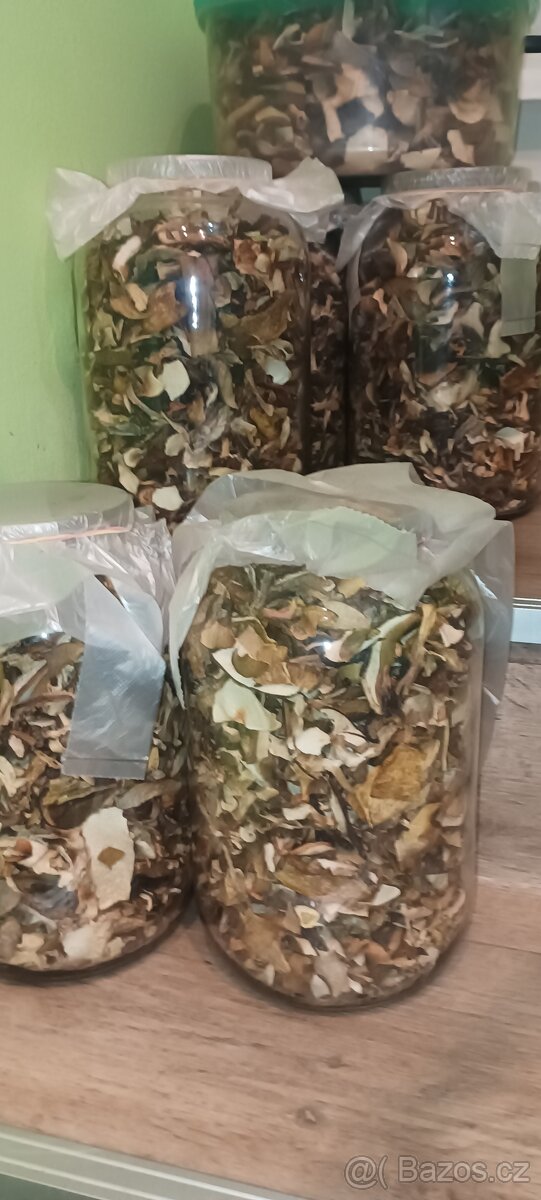 Sušené houby i zavařené na kyselo