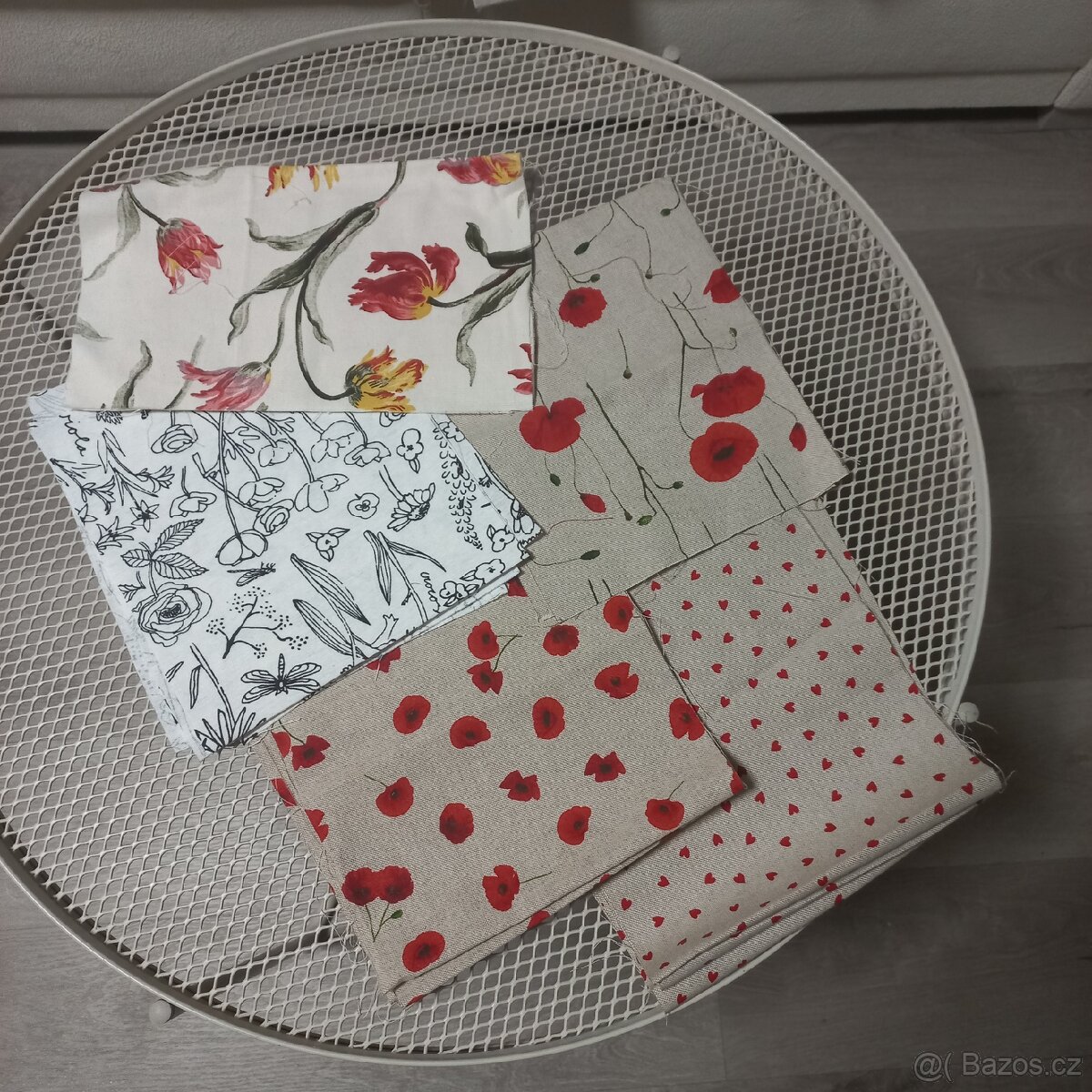 Zbytky látek, suché zipy