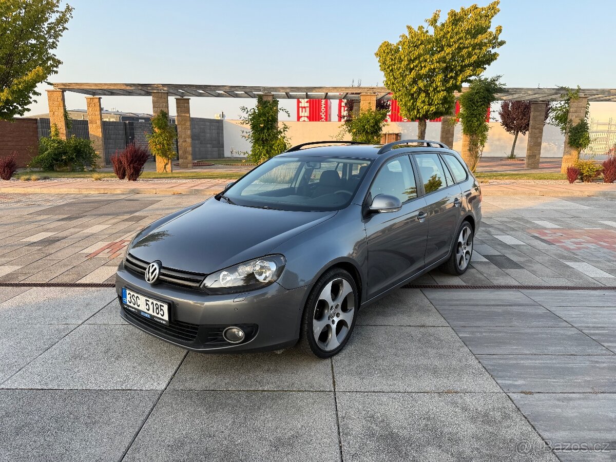 Vw Golf 6 combi - 2009 - 1.6tdi 77kW - tažné - alu kola 18"