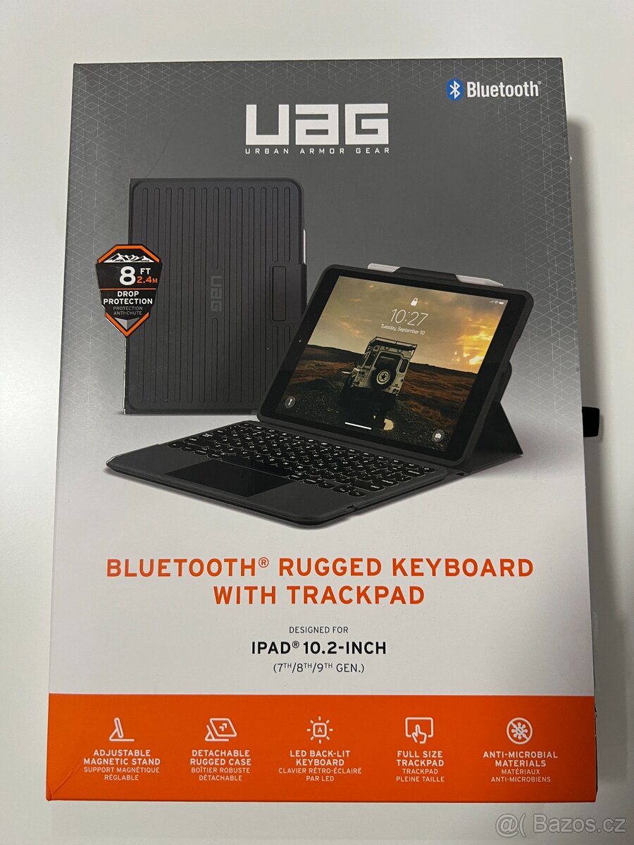 UAG ochranný kryt Rugged s klávesnicí s trackpadem pro Apple