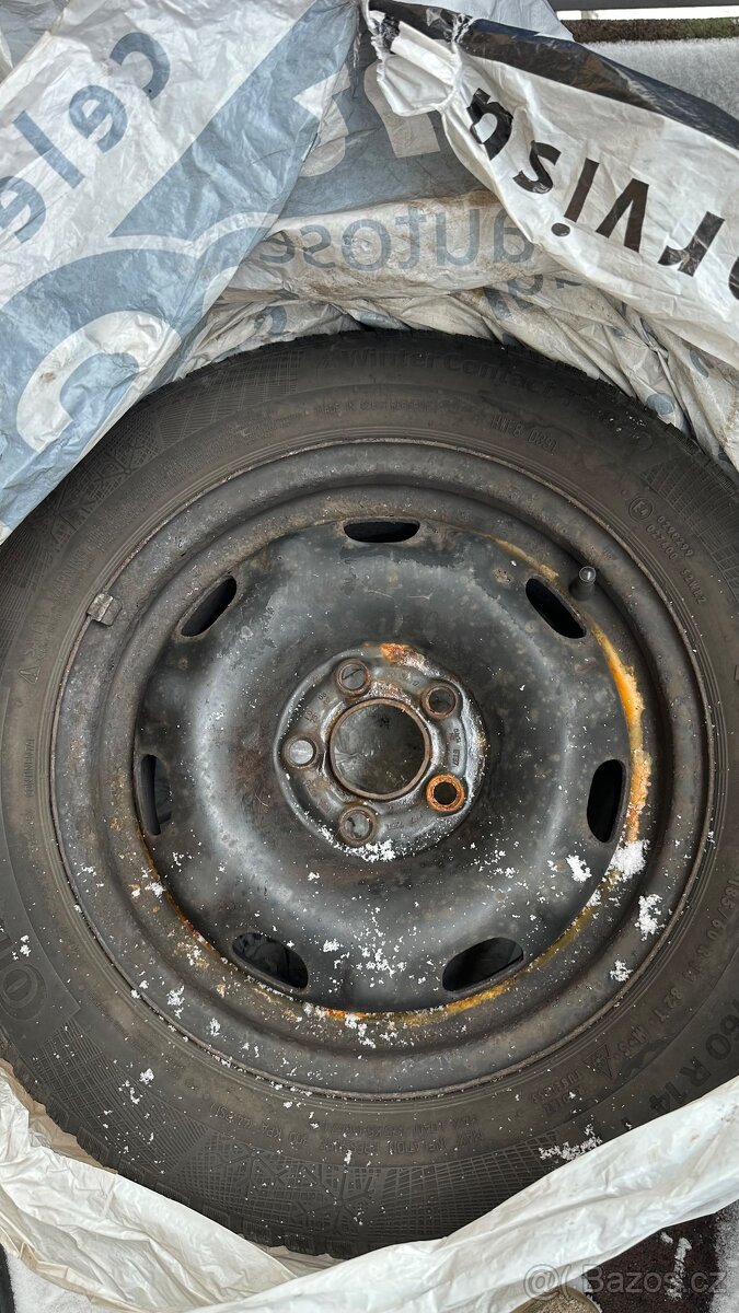 Plechové disky R14 - Škoda Fabia