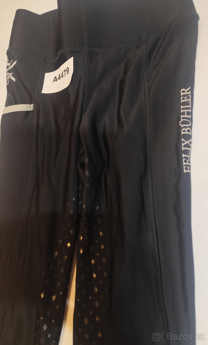 Jezdecké legíny Felix Buhler vel. 34 s Gripy/ kapsa na mobil