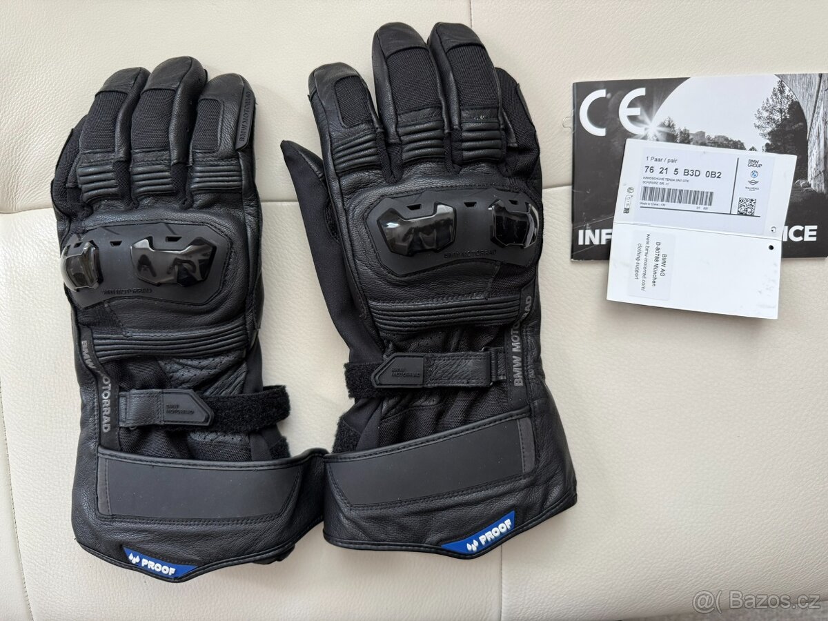 Rukavice BMW Tenda 2in1 GTX černé vel. 11-11,5 nové