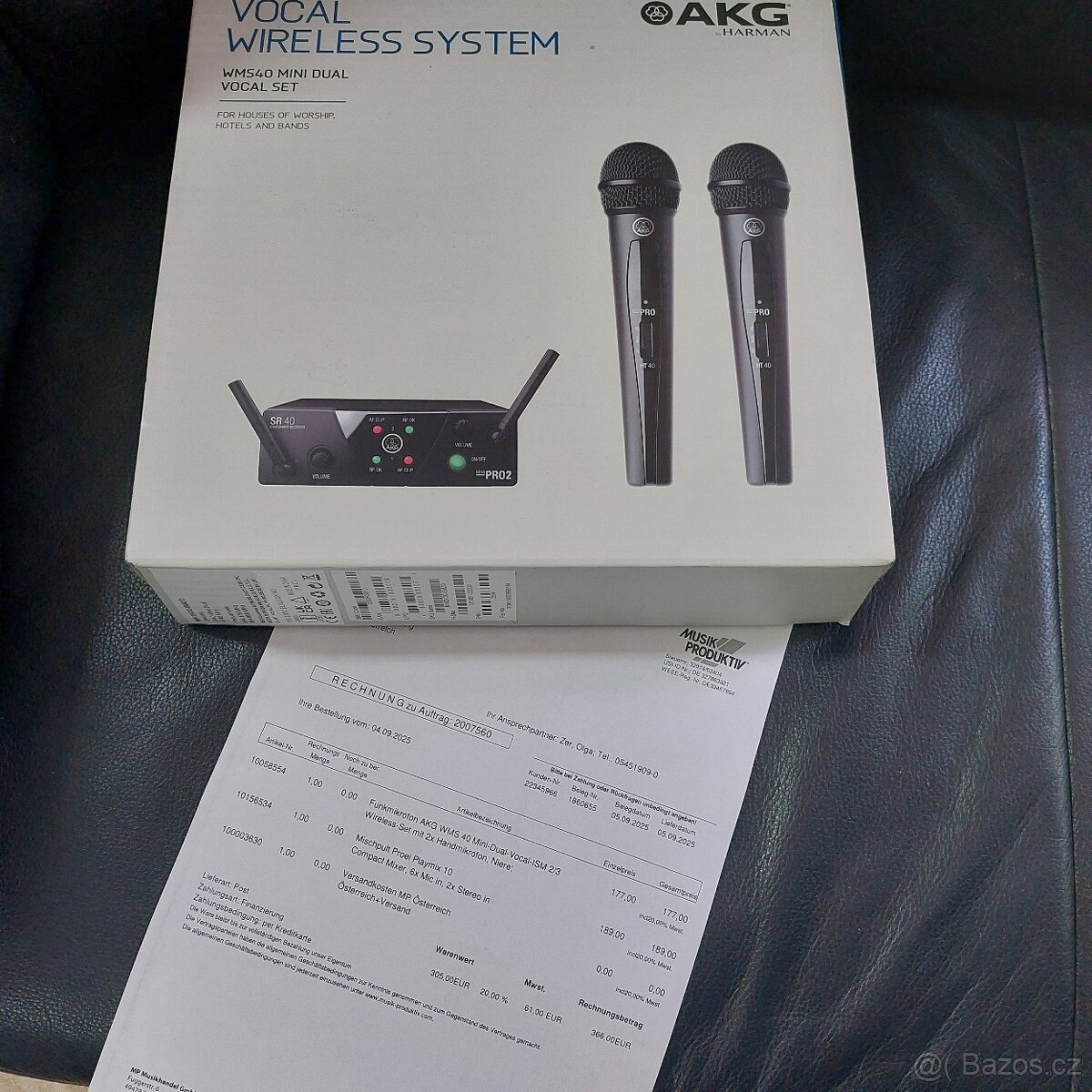 Stacionární přijímač,mikrofon 3x,DOKLAD,ZÁRUKA,ZÁNOVNÍ