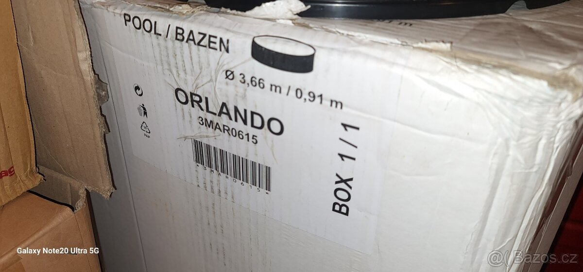 NOVÝ bazén Orlando 3,66 x 0,91 m + skimmer Olympic (v krabic