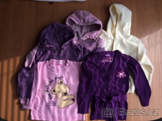 4x mikina,1x svetr 86-92 cm