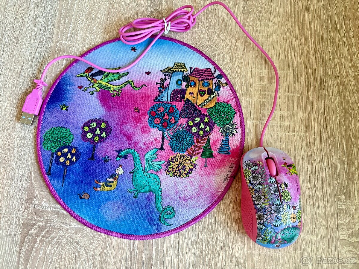 Sada myši a podložky pod myš Yenkee