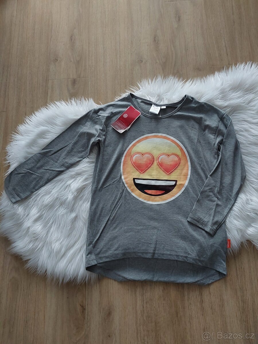 Nové tričko EMOJI vel. 146-152