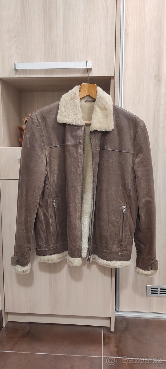 Kožená bunda - kabát - Montego