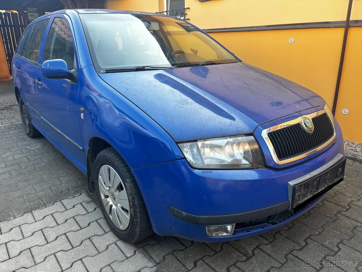 Škoda Fabia 1.2 HTP a 1.4TDI, veškeré díly na prodej