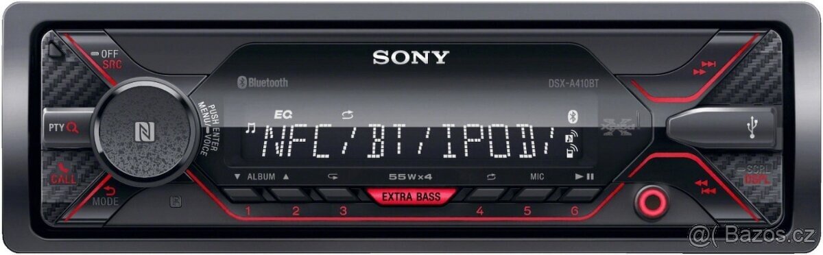 Sony DSX-A410BT, USB, Flac; NFC;Bluetooth jako novy