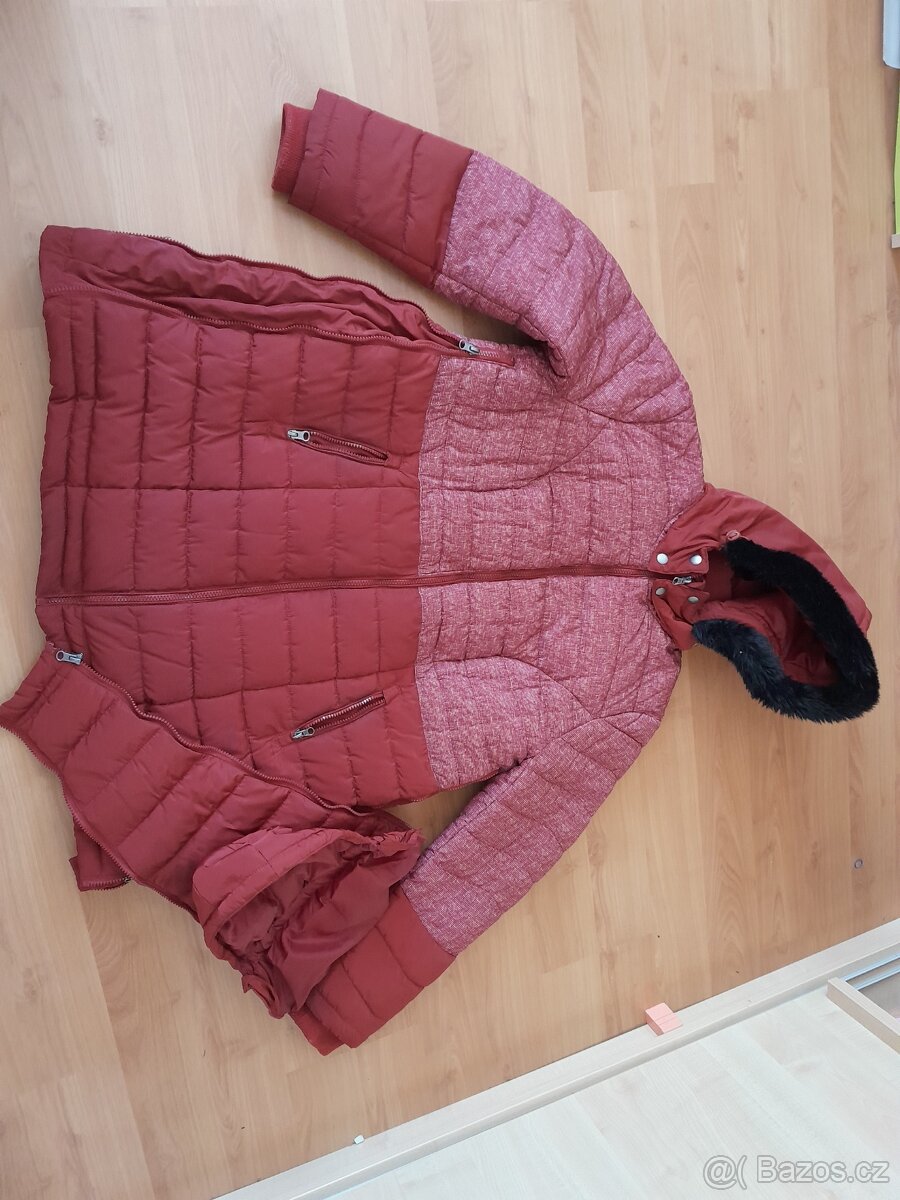 Zimní těhotenská bunda, těhotenské kalhoty