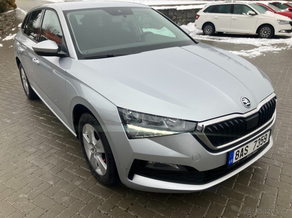 ŠKODA SCALA 1.0TSI AMBITION PLUS / NEHAVAR.,1.MAJITEL,2021/
