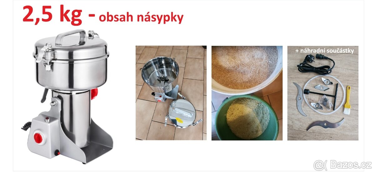 Mlýnek, šrotovník na obilí