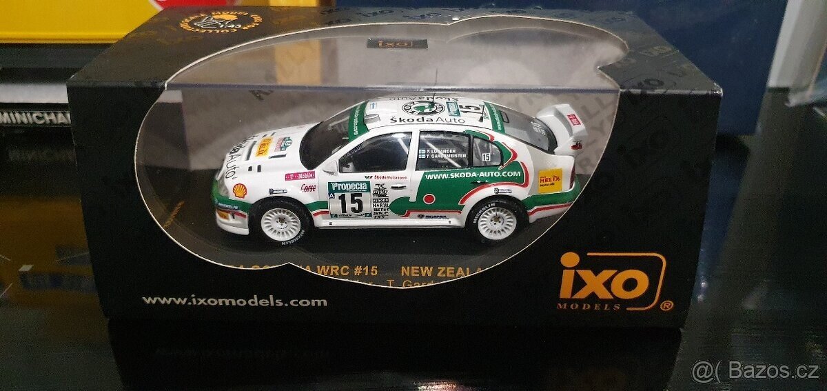PRODÁM - model Škoda Octavia WRC Rally 2003 #15 1:43 IXO