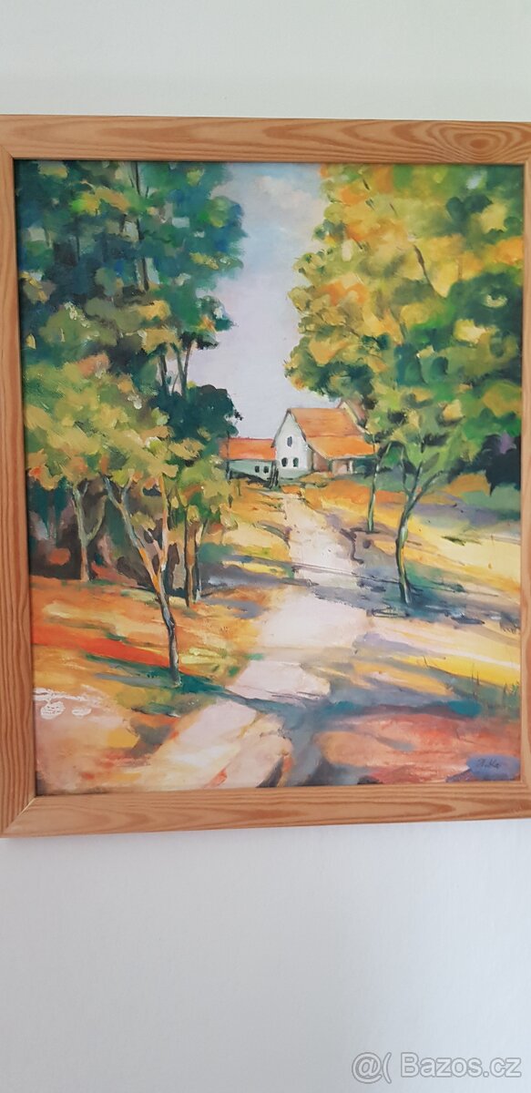 Obraz 40x50 olej. D. Kapustková