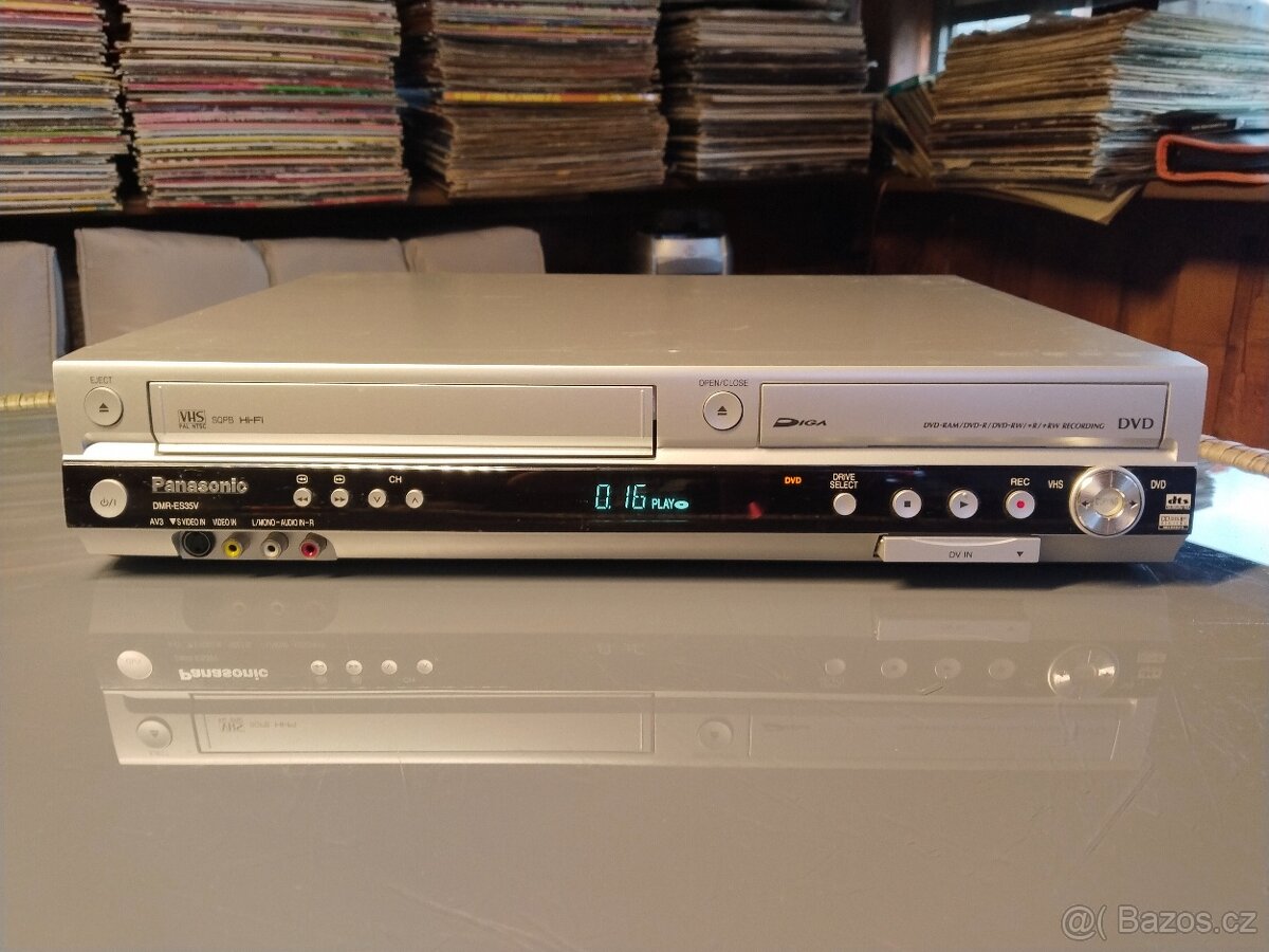 Panasonic DMR-ES35V VHS DVD rekordér / DV vstup