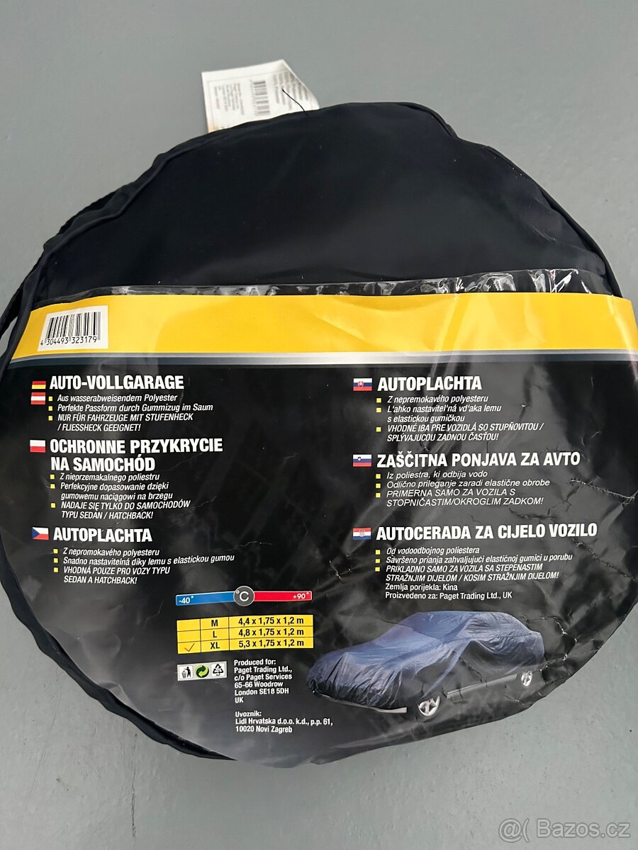 Ochranná plachta na auto