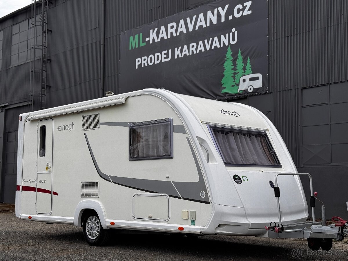 Elnagh Super Symbol 430L/2013/MARKÝZA/BATERIE/VELKÁ LEDNICE/