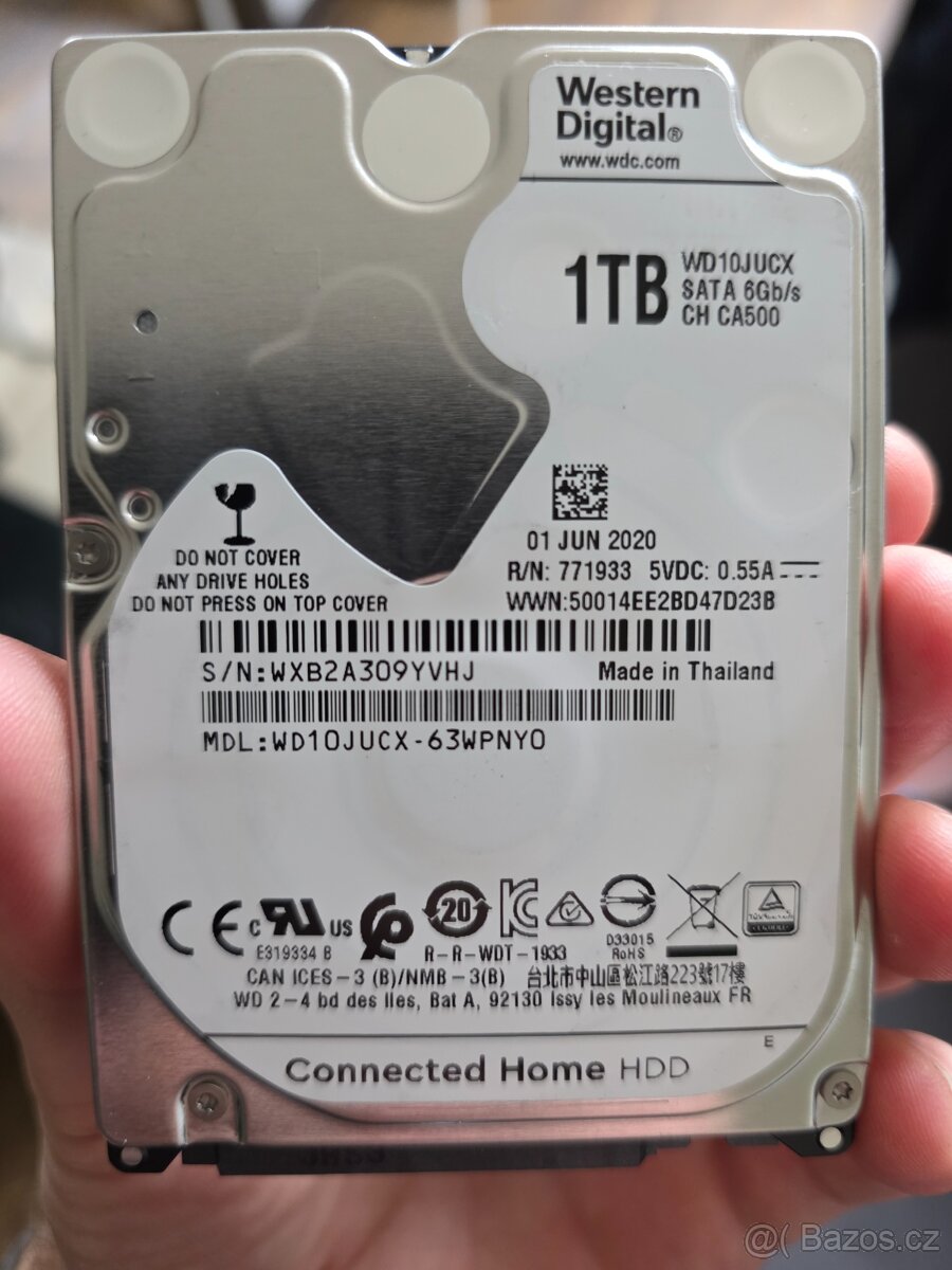 HDD WD 1TB 2,5"
