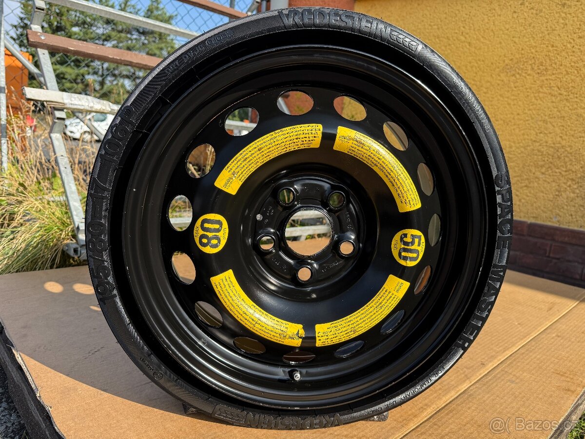 Nové rezervní dojezdové kolo VW Touareg 5x120 r17