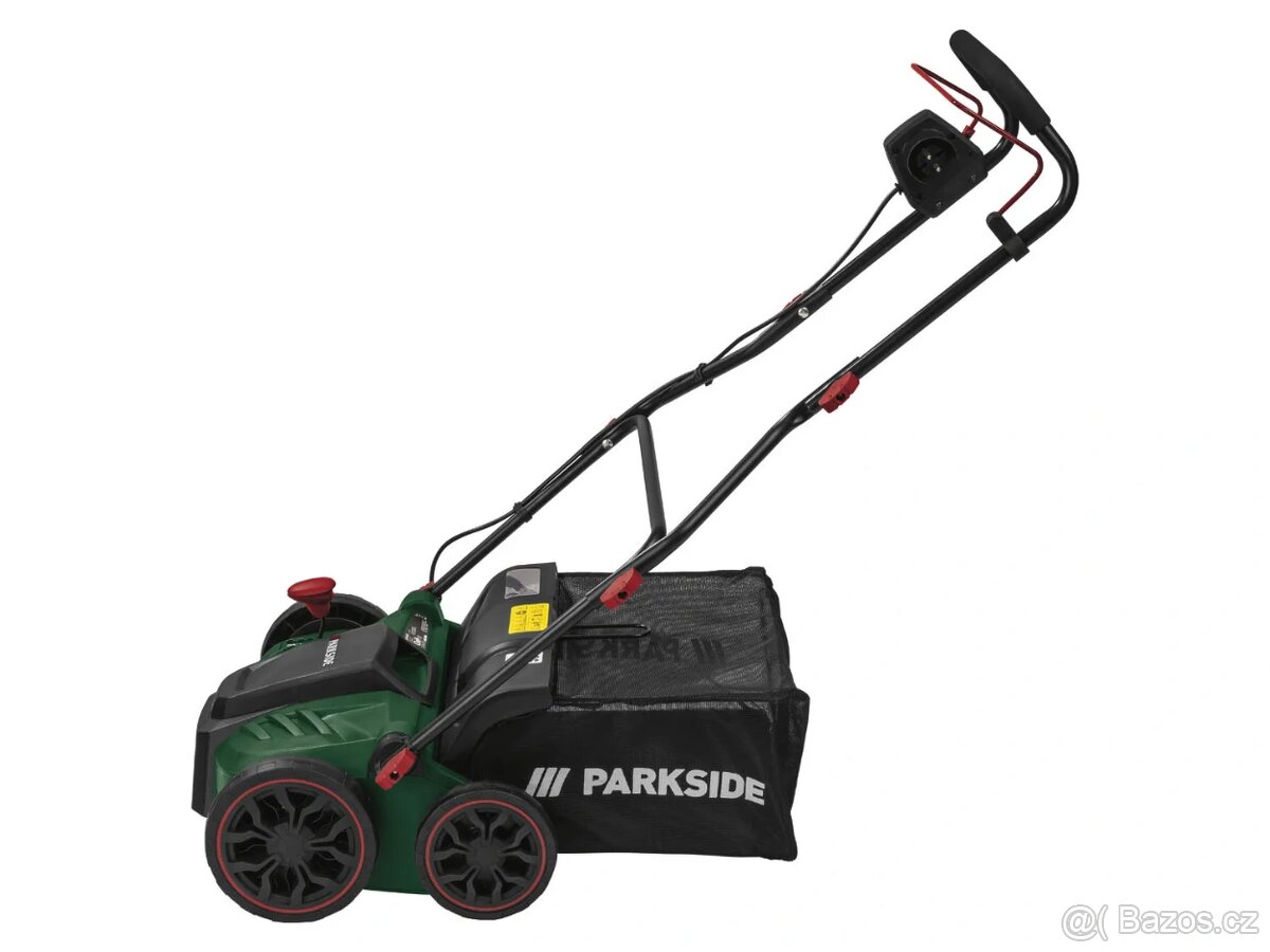 Elektrický vertikutátor a provzdušňovač trávníku PLV 1800 A1