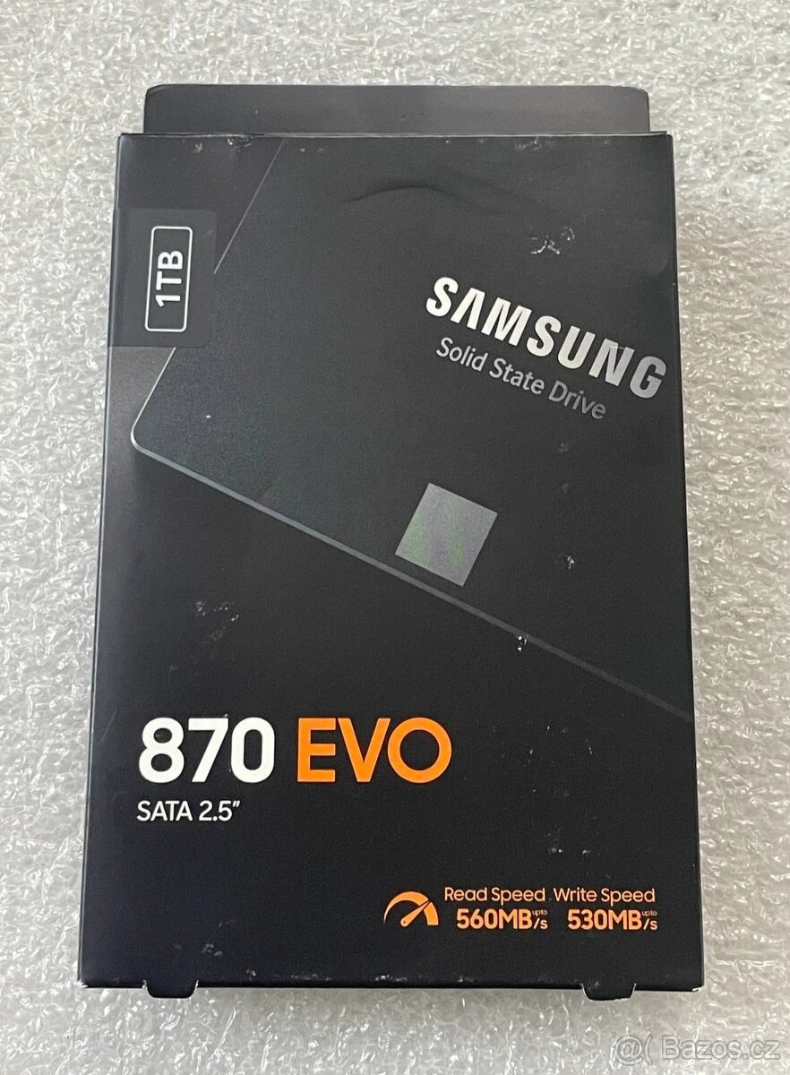 Nový SSD disk Samsung 870 EVO 1TB