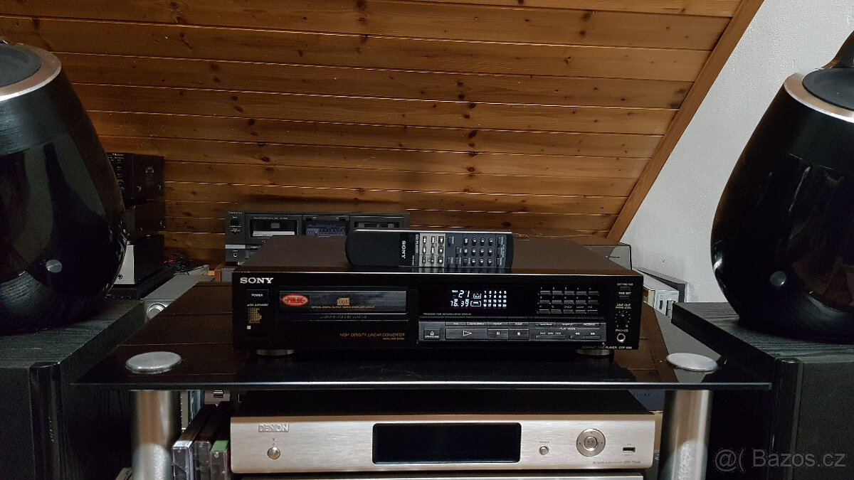 Sony CDP-690 Cd přehrávač +DO/optický výstup.