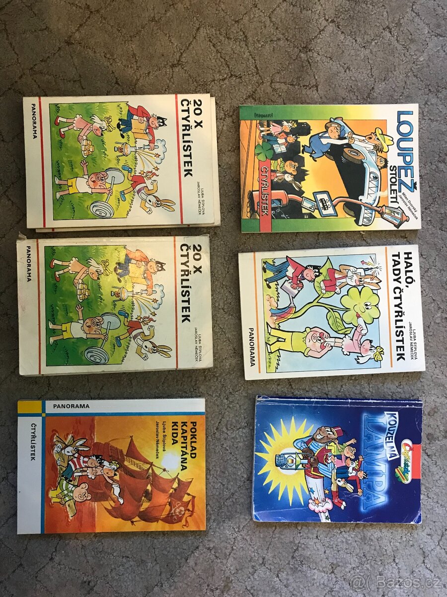 Čtyřlístek - knížky čtyřlístku