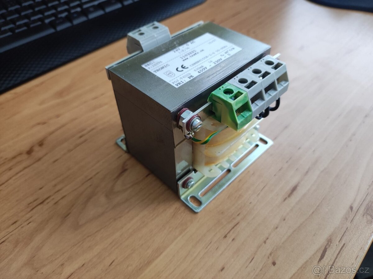 Nový transformátor 400V/230V -> 24V, 200VA