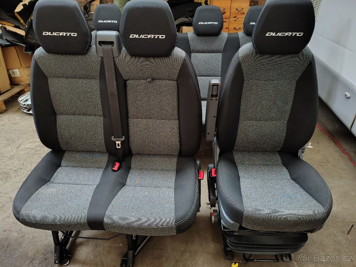 Sedačky, sedadla Fiat Ducato, Citroen Jumper, Peugeot Boxer