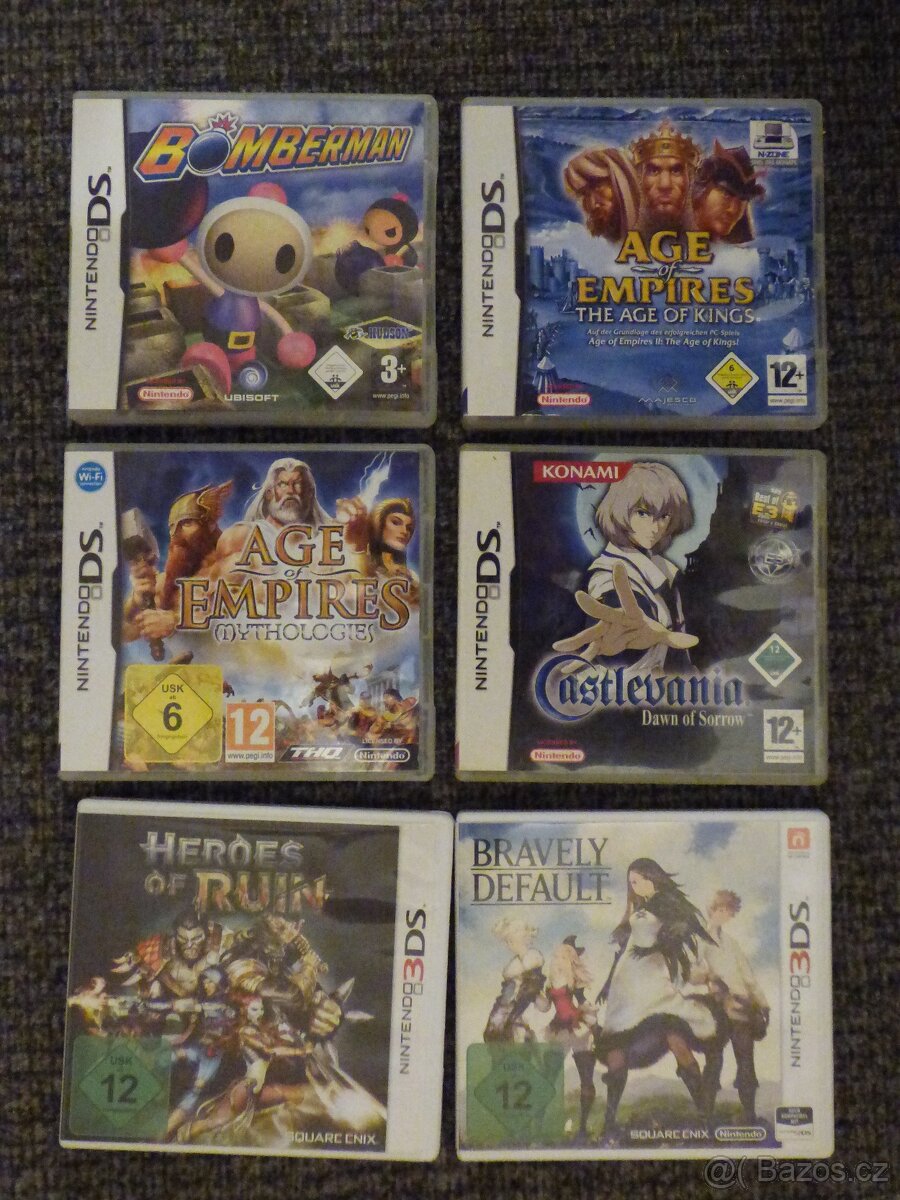 Hry na Nintendo DS, 3DS