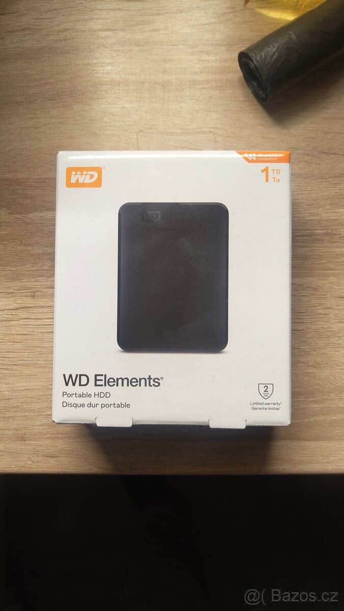 WD Elements 1TB přenosný HDD