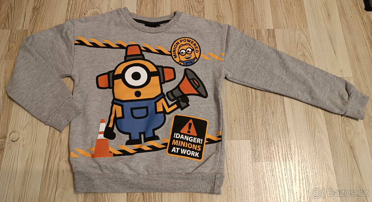 Dětská mikina s Mimoněm - vel. 128