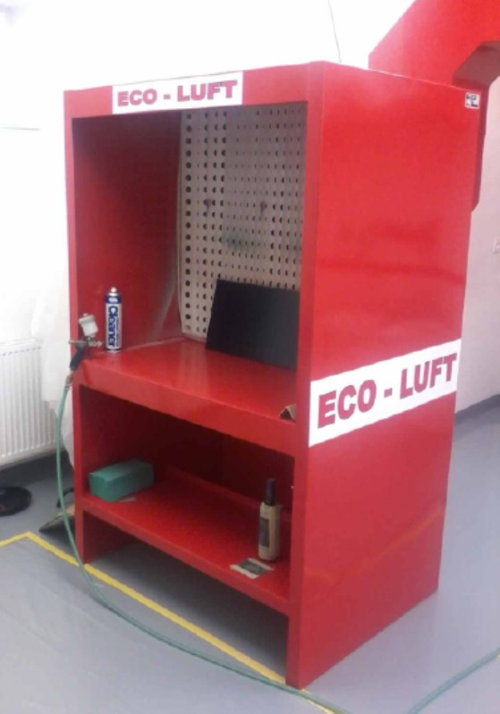 lakovací stříkací box