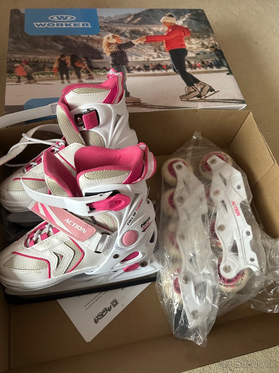 Brusle lední/kolečkové