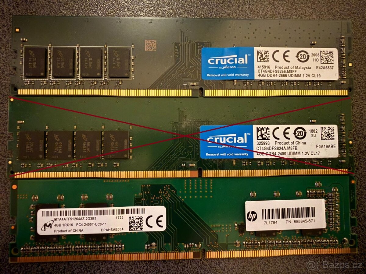 DDR4 RAM 4GB 2133MHz – PC DIMM – RAMAXEL – 290 Kč