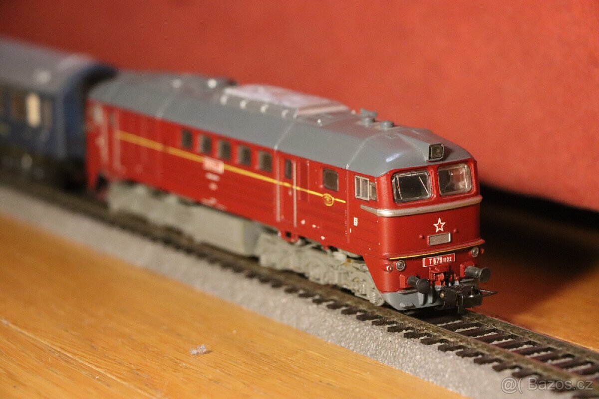 ČSD souprava se Sergejem