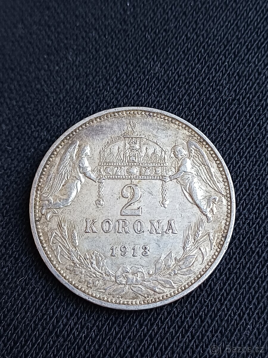 2 koruna 1913 KB č.1