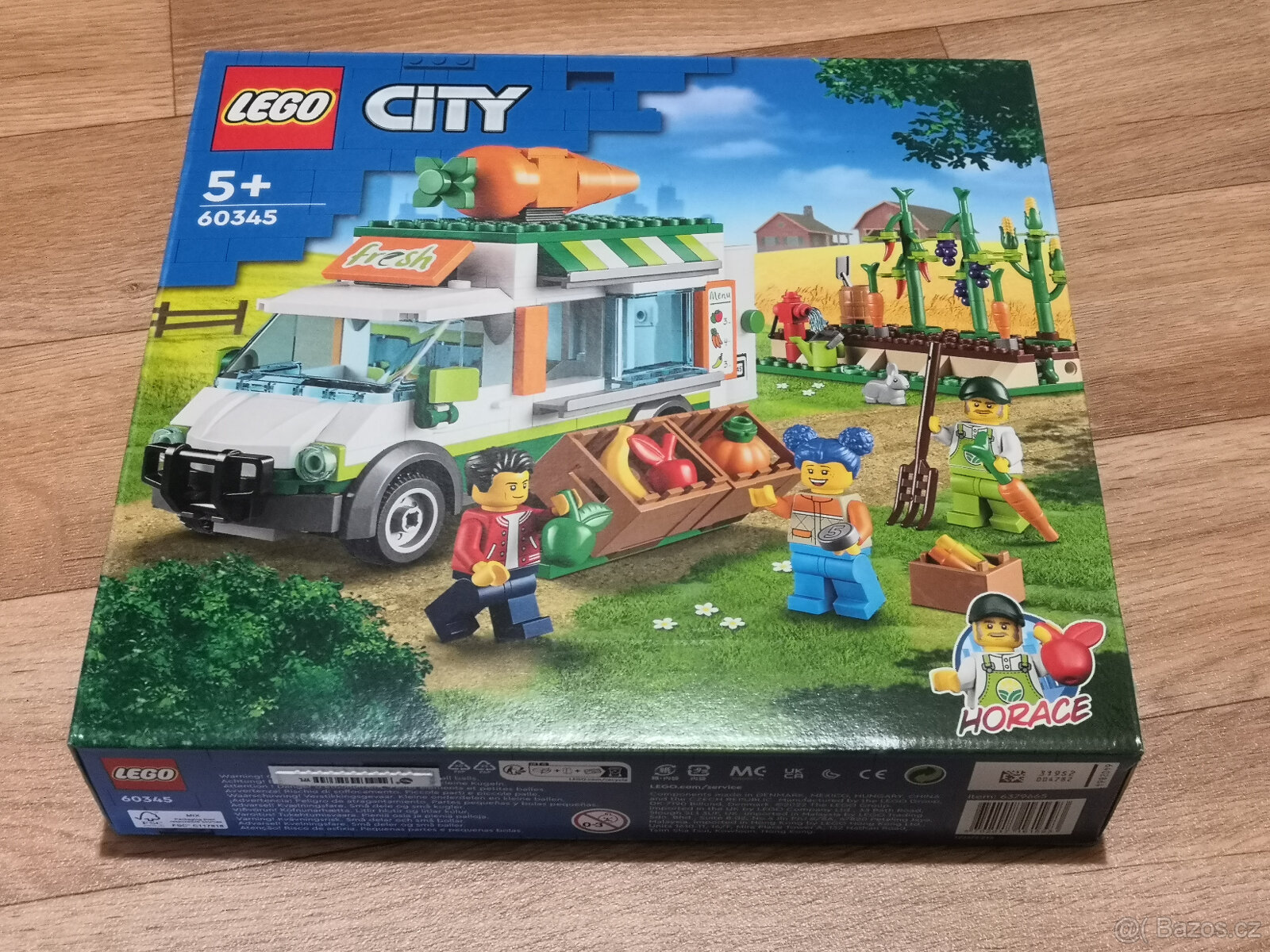 LEGO (60345), City: Dodávka na farmářském trhu