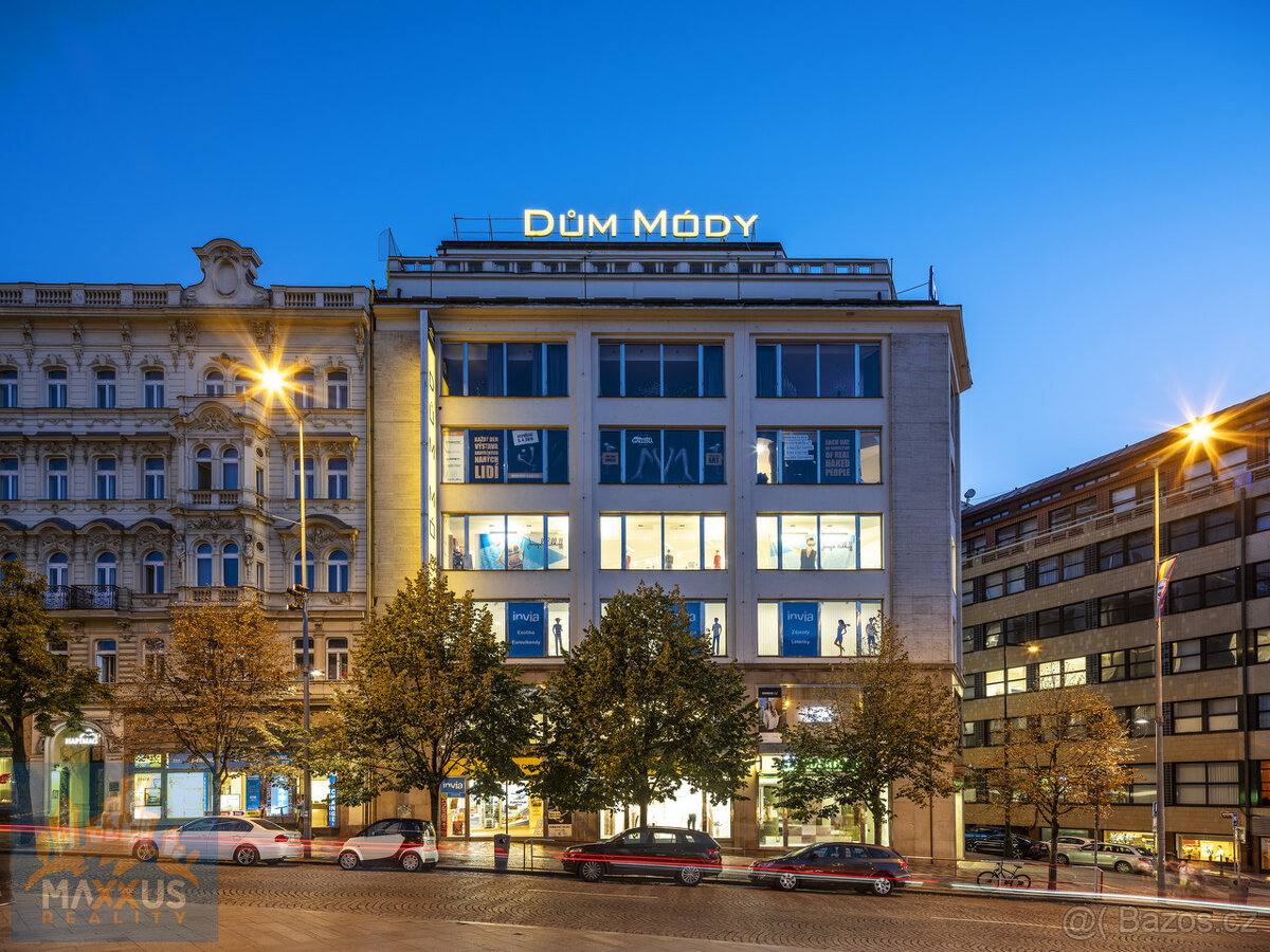 Pronájem obchodních prostor (475 m2), Václavské náměstí - Dů