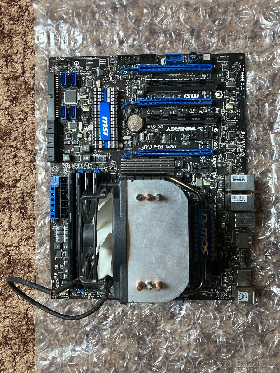 Základní deska msi + 8 jader AMD procesor + 32 GB ram