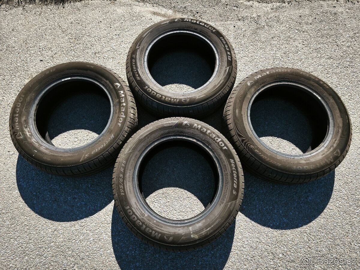 Sada pneumatik Matador Hectora 5 - 195/65 R15 - stáří 1 rok